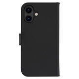 iPhone 16 Plus dbramante1928 Lynge Ekte Skinn Magnet Flip-Deksel - MagSafe Kompatibel - Black