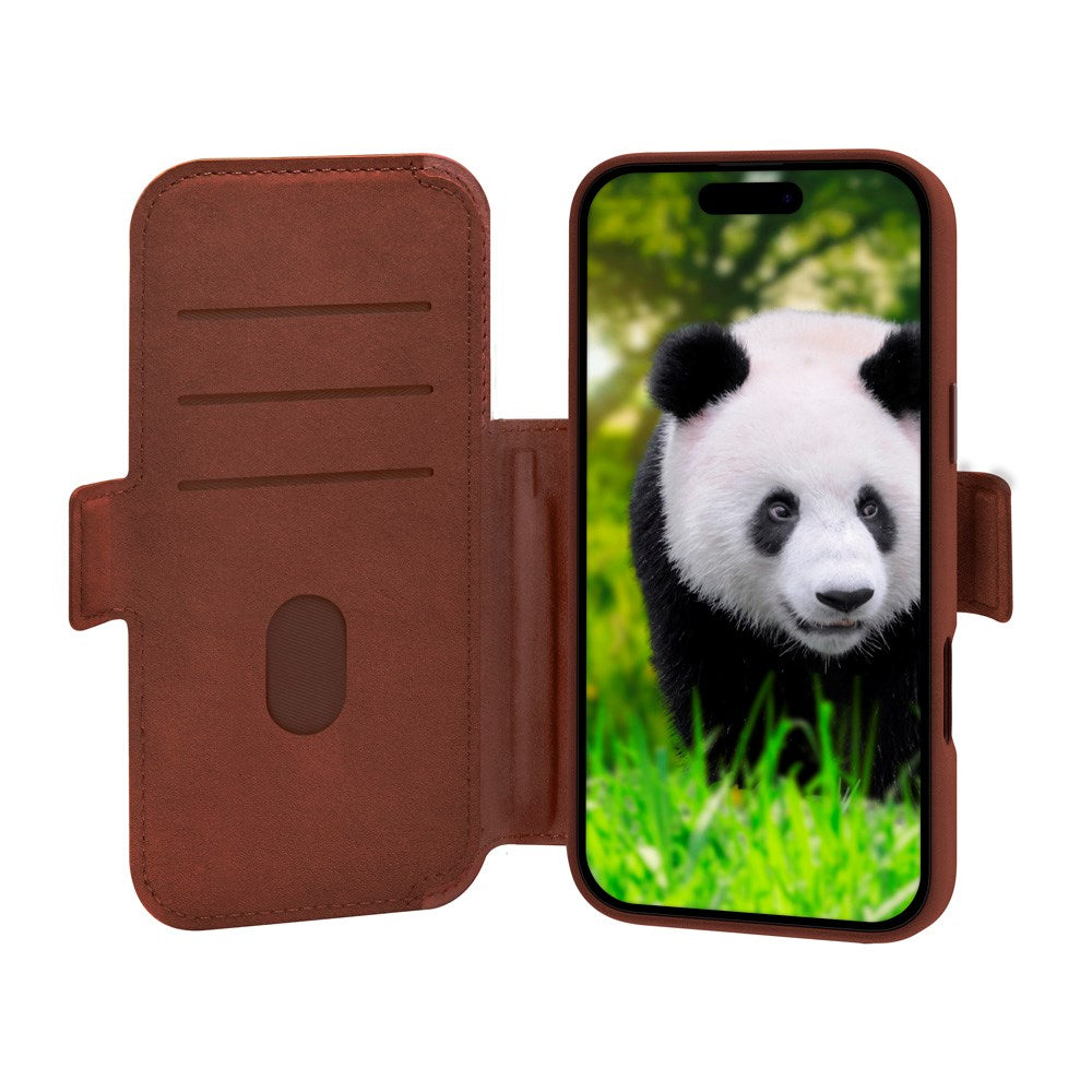 iPhone 17 Pro Max dbramante1928 Lynge Deksel - MagSafe Kompatibel - Dark Tan