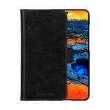 Samsung Galaxy S25+ (Plus) - dbramante1928 Lynge Ekte Skinn 2-i-1 Flip Deksel - Black