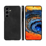 Samsung Galaxy S25+ (Plus) - dbramante1928 Lynge Ekte Skinn 2-i-1 Flip Deksel - Black