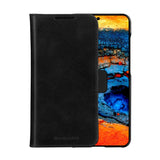 Samsung Galaxy S25 - dbramante1928 Lynge Ekte Skinn 2-i-1 Flip Deksel - Black