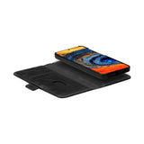 Samsung Galaxy S25 - dbramante1928 Lynge Ekte Skinn 2-i-1 Flip Deksel - Black