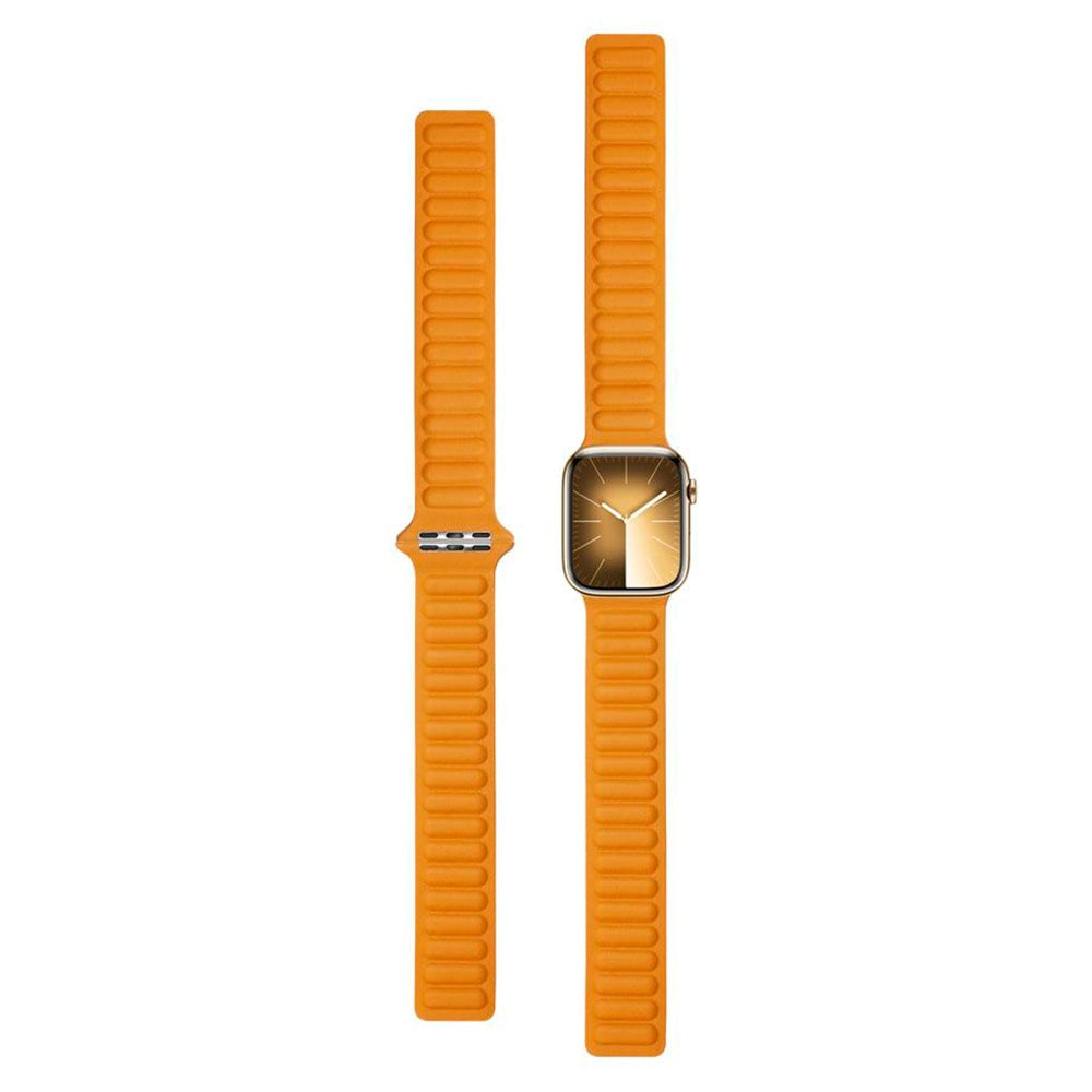 Lippa Apple Watch (42/44/SE/45/46/49mm) Magnetisk Skinnreim - Lysebrun