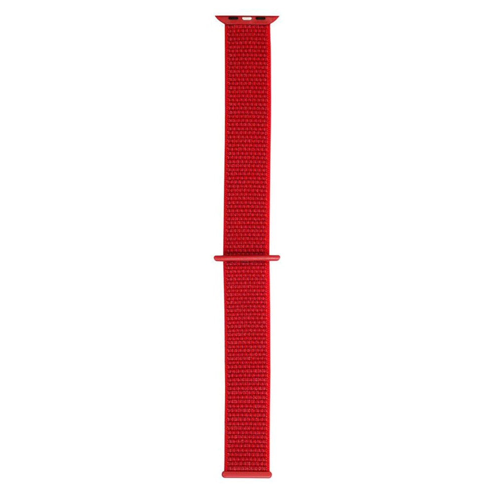 Apple Watch (38/40/SE/41/42mm) Lippa Nylonstropp - Rød