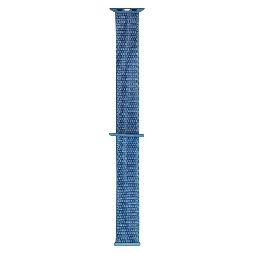 Apple Watch (42/44/SE/45/46/49mm) Lippa Nylonstropp - Blå