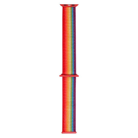 Apple Watch (38/40/SE/41/42mm) Lippa Nylonstropp - Regnbue