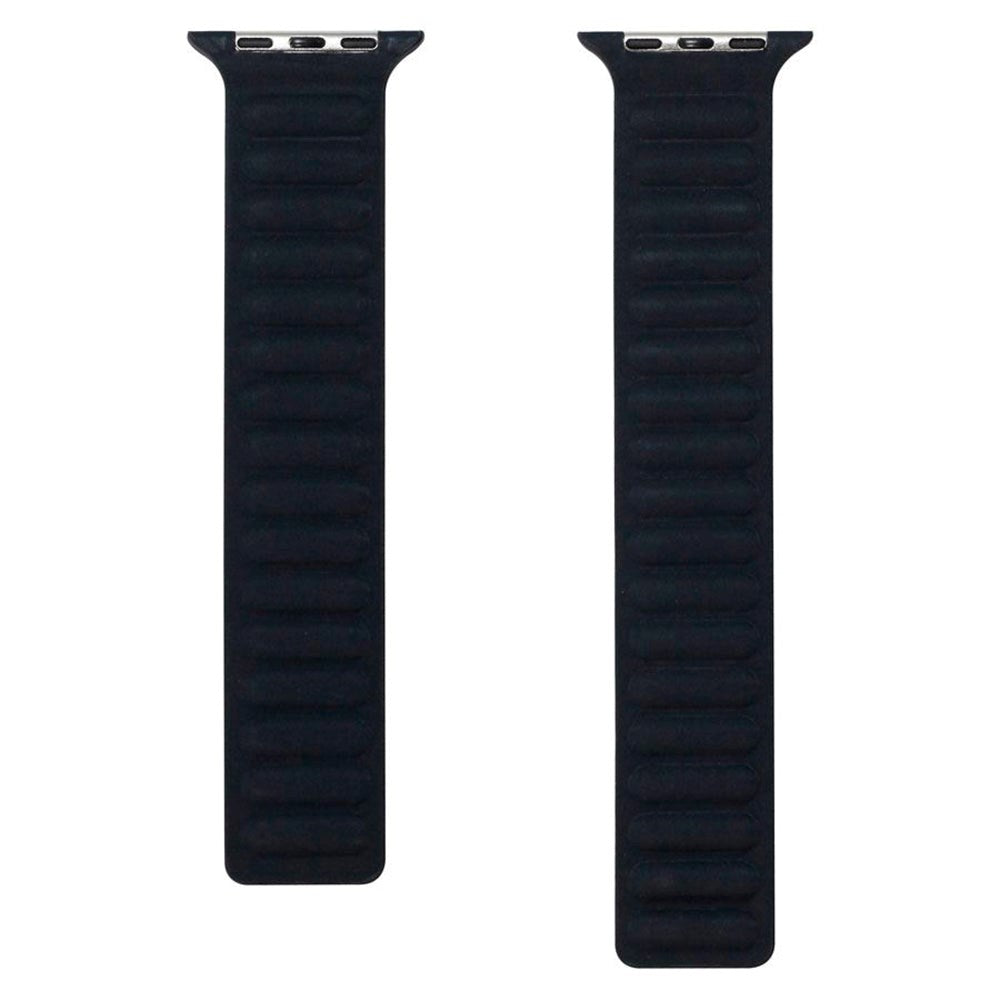 Apple Watch (38/40/SE/41/42mm) Magnetisk Lippa Finewoven Stropp - Svart