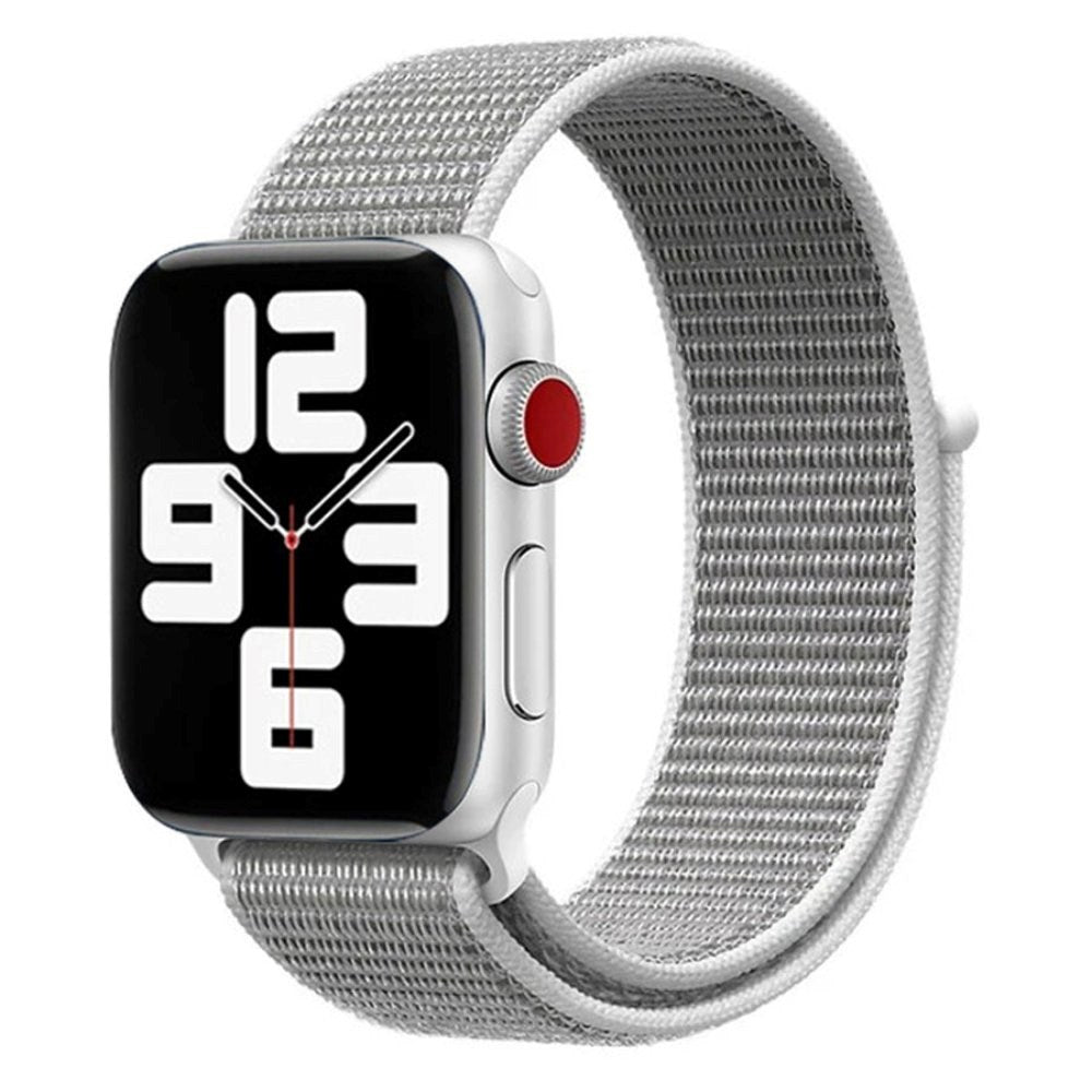 Apple Watch (38/40/SE/41/42mm) Lippa Nylonstropp - Grå