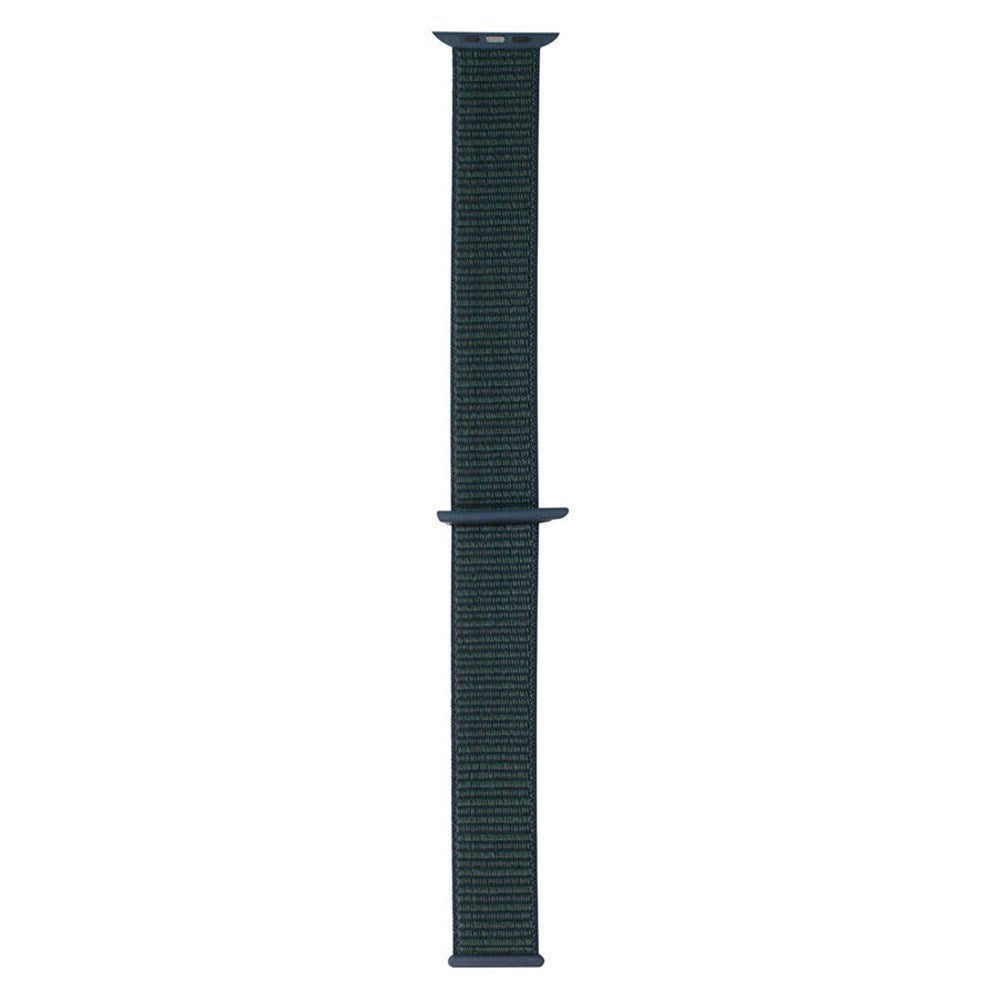 Apple Watch (38/40/SE/41/42mm) Lippa Nylonstropp - Blågrønn