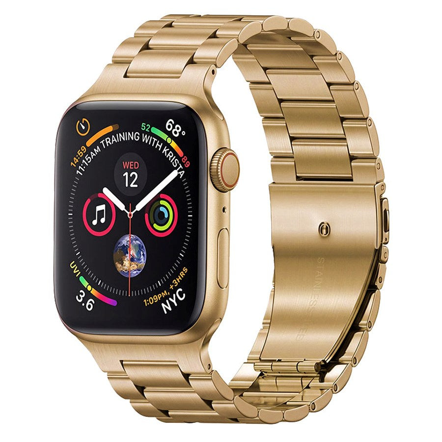 Lippa Apple Watch (38/40/SE/41/42mm) Rem i Rustfritt Stål - Rose Gold