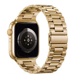 Lippa Apple Watch (42/44/SE/45/46/49mm) Rem i Rustfritt Stål - Rose Gold