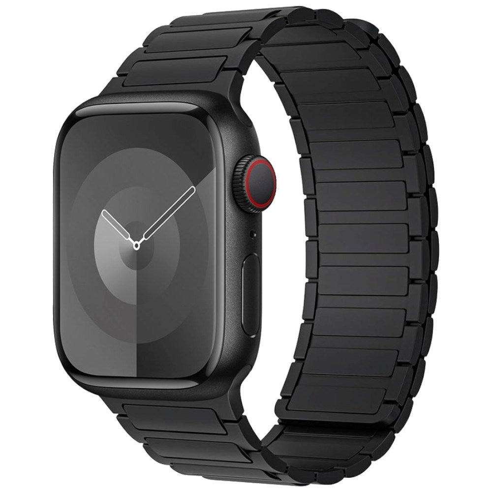 Apple Watch (38/40/41/42 mm) Lippa Magnetisk Silikonreim - Svart