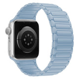 Apple Watch (38/40/41/42 mm) Lippa Magnetisk Silikonreim - Lyseblå