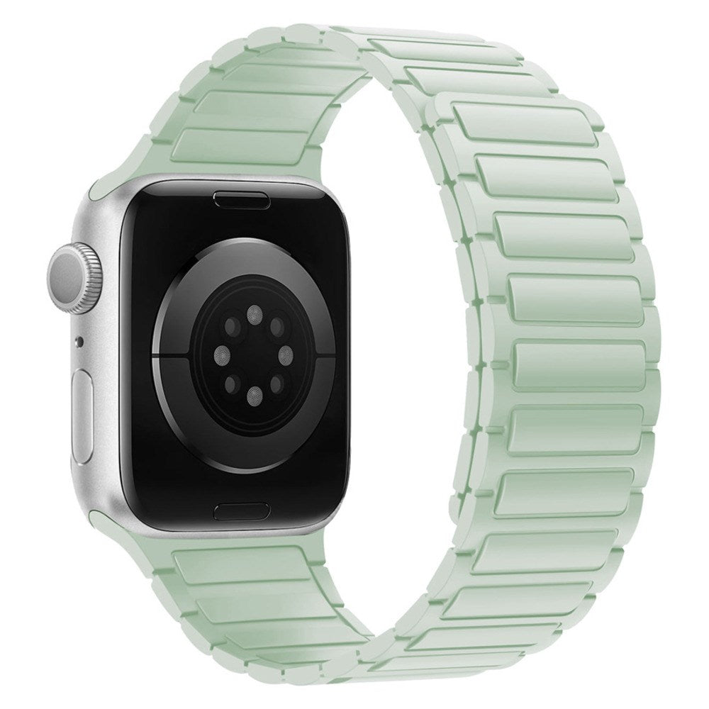 Apple Watch (38/40/41/42 mm) Lippa Magnetisk Silikonreim - Mintgrønn