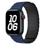 Apple Watch (38/40/41/42 mm) Lippa Magnetisk Silikonreim - Mørkeblå