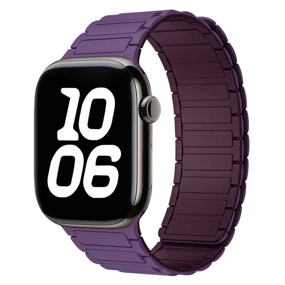 Apple Watch (38/40/41/42 mm) Lippa Magnetisk Silikonreim - Lilla