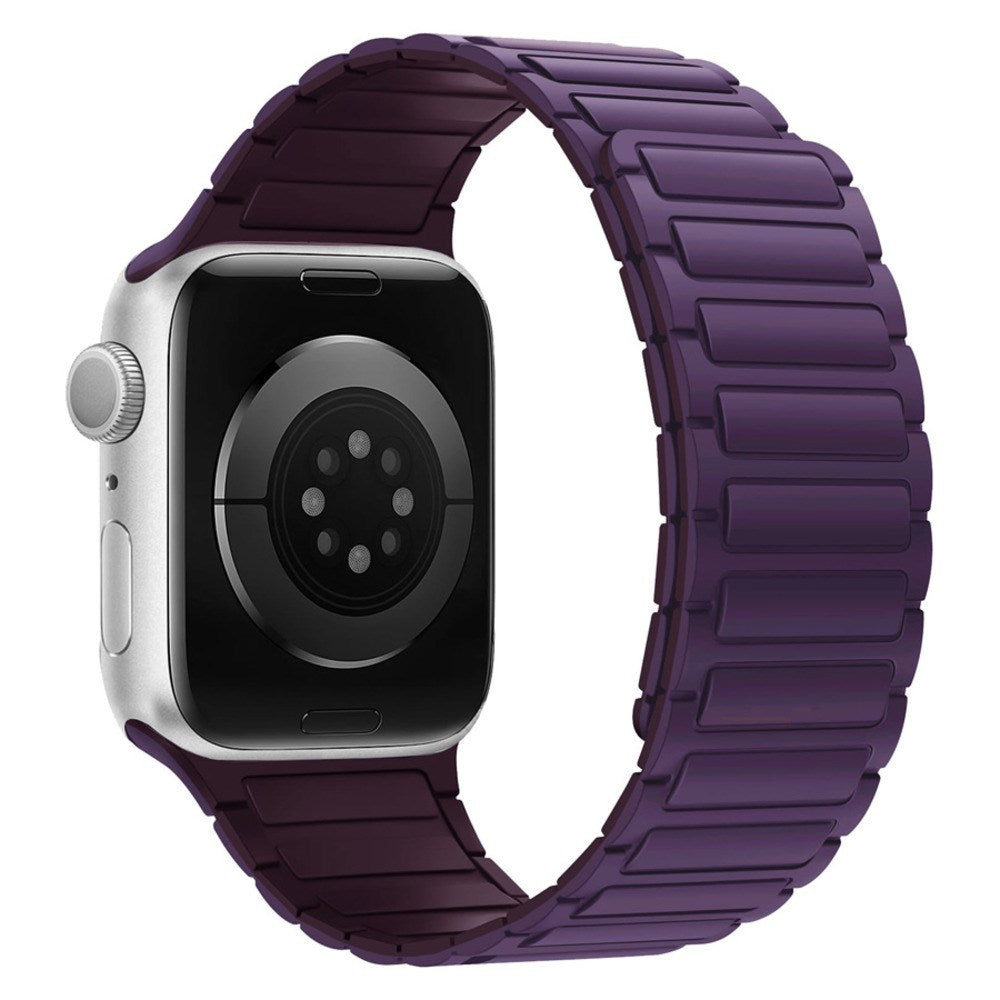 Apple Watch (38/40/41/42 mm) Lippa Magnetisk Silikonreim - Lilla