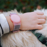 Lippa Justerbart Nylon Armbånd for AirTag 1. & 2. Gen. - Svart
