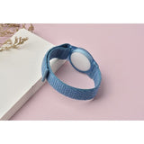 Lippa Justerbart Nylon Armbånd for AirTag 1. & 2. Gen. - Blå