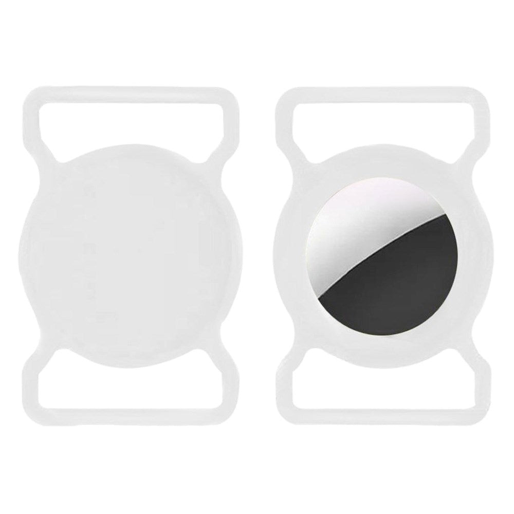Lippa Silikon AirTag 1. & 2. Gen. Holder for Krage - Hvit