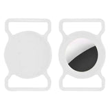 Lippa Silikon AirTag 1. & 2. Gen. Holder for Krage - Hvit