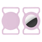Lippa Silikon AirTag 1. & 2. Gen. Holder for Krage - Rosa