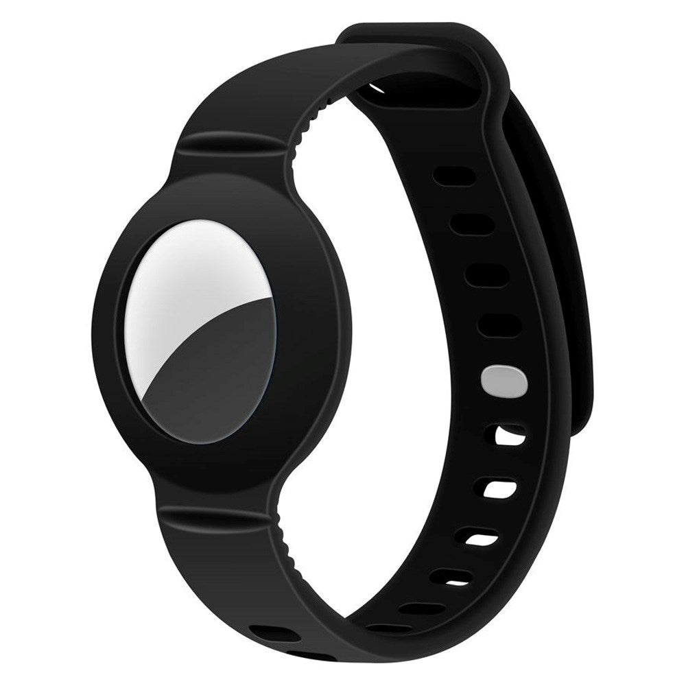 Lippa Silikon AirTag 1. & 2. Gen. Armbånd - Svart