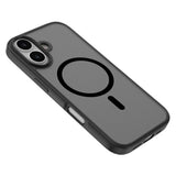 iPhone 17 Lippa Hybrid Plast Deksel - MagSafe Kompatibel - Matt / Svart