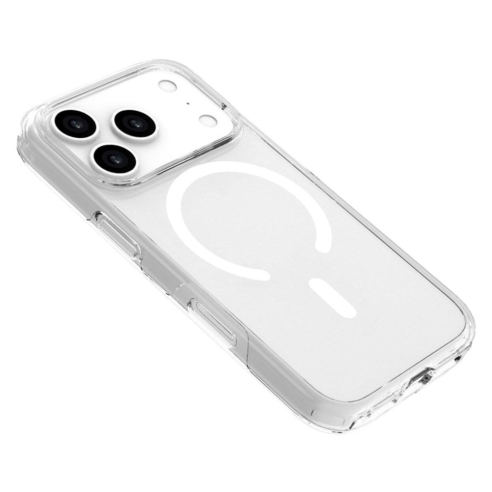 iPhone 17 Pro Lippa Hybrid Plast Deksel - MagSafe Kompatibel - Gjennomsiktig / Hvit