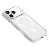 iPhone 17 Pro Lippa Hybrid Plast Deksel - MagSafe Kompatibel - Gjennomsiktig / Hvit