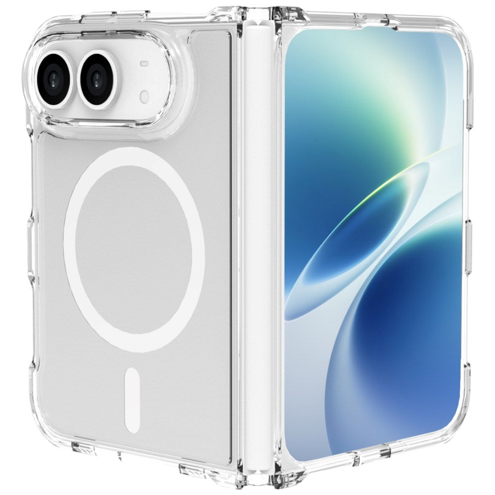 iPhone Duo Lippa Fleksibelt Plast Deksel - MagSafe Kompatibel - Gjennomsiktig