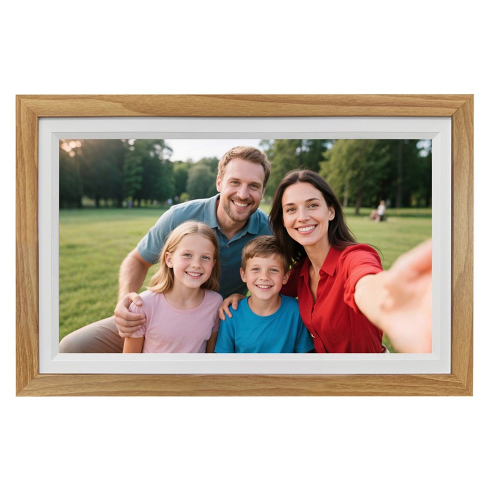 Lippa 15,6" Smart WiFi-Fotoramme – Frameo – Trefarge