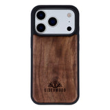 EIDERWOOD iPhone 17 Pro Magnetisk Tredeksel - MagSafe Kompatibel - Valnøtttre