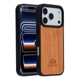 EIDERWOOD iPhone 17 Pro Magnetisk Tredeksel - MagSafe Kompatibel - Kirsebærtre