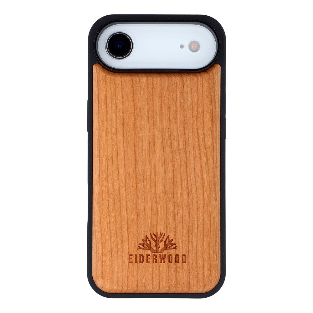EIDERWOOD iPhone Air Magnetisk Tredeksel - MagSafe Kompatibel - Kirsebærtre