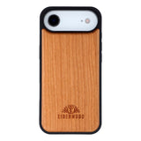 EIDERWOOD iPhone Air Magnetisk Tredeksel - MagSafe Kompatibel - Kirsebærtre
