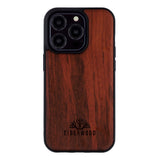 EIDERWOOD iPhone 14 Pro Magnetisk Tredeksel - MagSafe Kompatibel - Palisander
