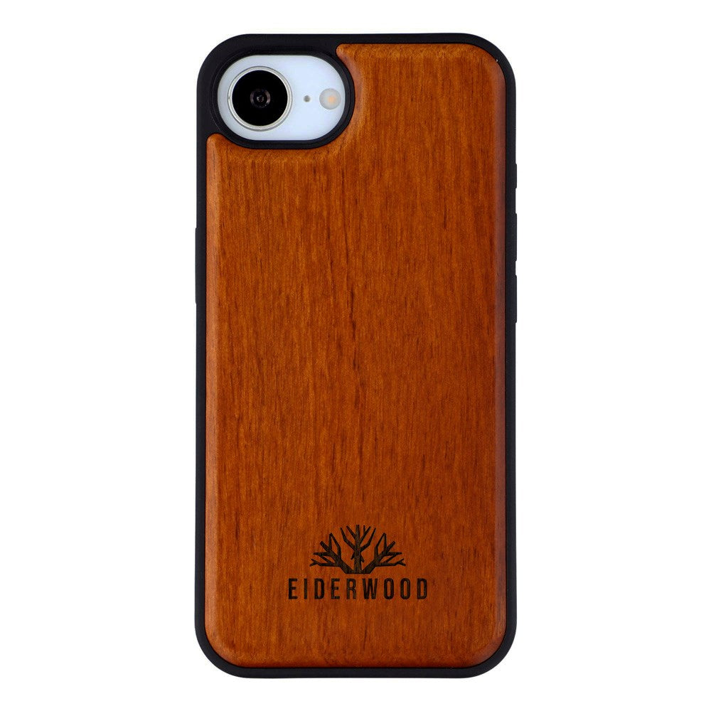 EIDERWOOD iPhone 17e / 16e Magnetisk Tredeksel - MagSafe Kompatibel - Palisander