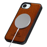 EIDERWOOD iPhone 17e / 16e Magnetisk Tredeksel - MagSafe Kompatibel - Palisander