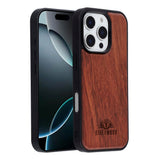EIDERWOOD iPhone 16 Pro Magnetisk Tredeksel - MagSafe Kompatibel - Palisander