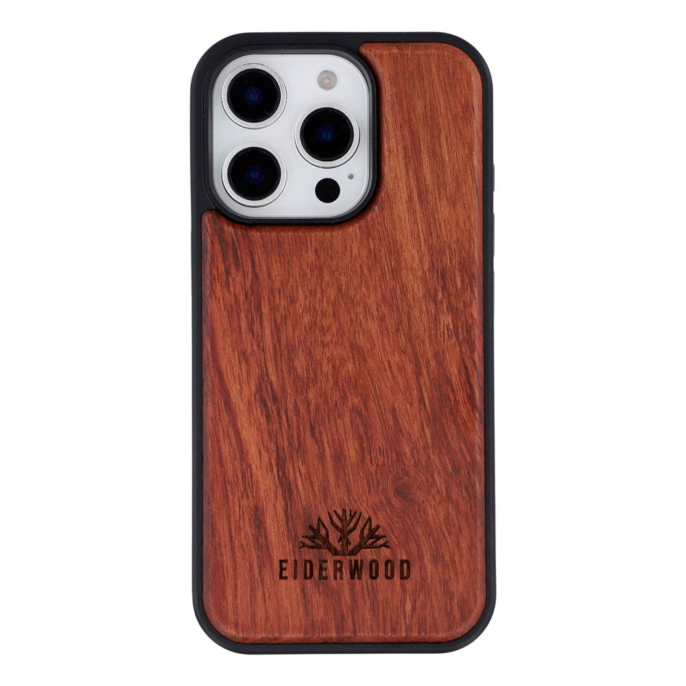 EIDERWOOD iPhone 16 Pro Magnetisk Tredeksel - MagSafe Kompatibel - Palisander