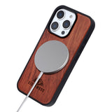 EIDERWOOD iPhone 16 Pro Magnetisk Tredeksel - MagSafe Kompatibel - Palisander