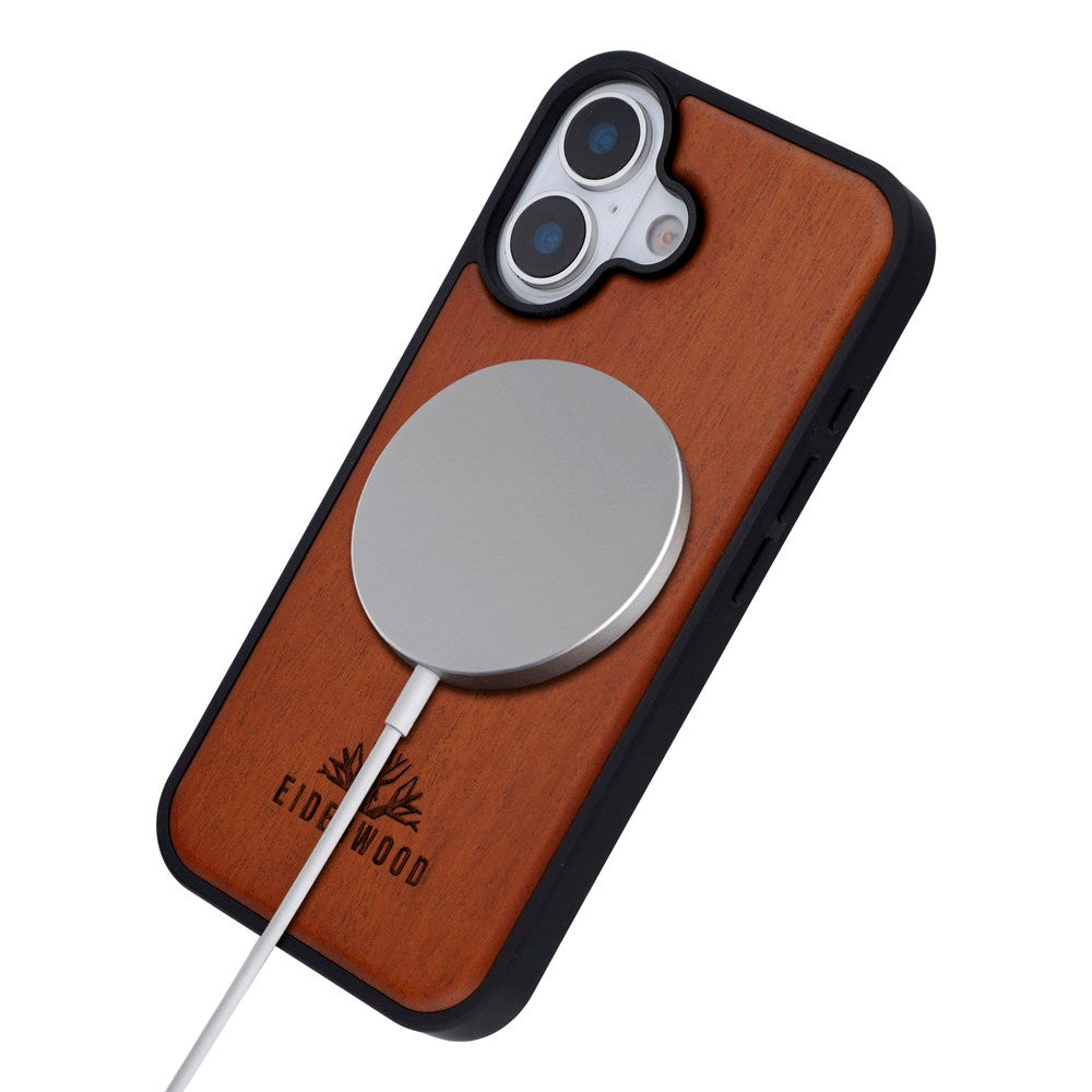 EIDERWOOD iPhone 17 Magnetisk Tredeksel - MagSafe Kompatibel - Palisander