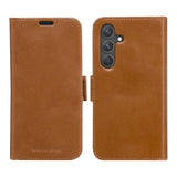 Samsung Galaxy S24 dbramante1928 Lynge Ekte Skinn Magnet Flip-Deksel - Tan