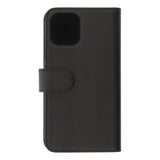 iPhone 12 Pro Max Deltaco 2-i-1 Kunstskinn Flip Deksel - Svart