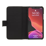 iPhone 12 Pro Max Deltaco 2-i-1 Kunstskinn Flip Deksel - Svart