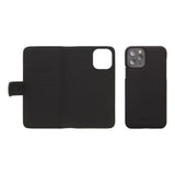iPhone 12 Pro Max Deltaco 2-i-1 Kunstskinn Flip Deksel - Svart