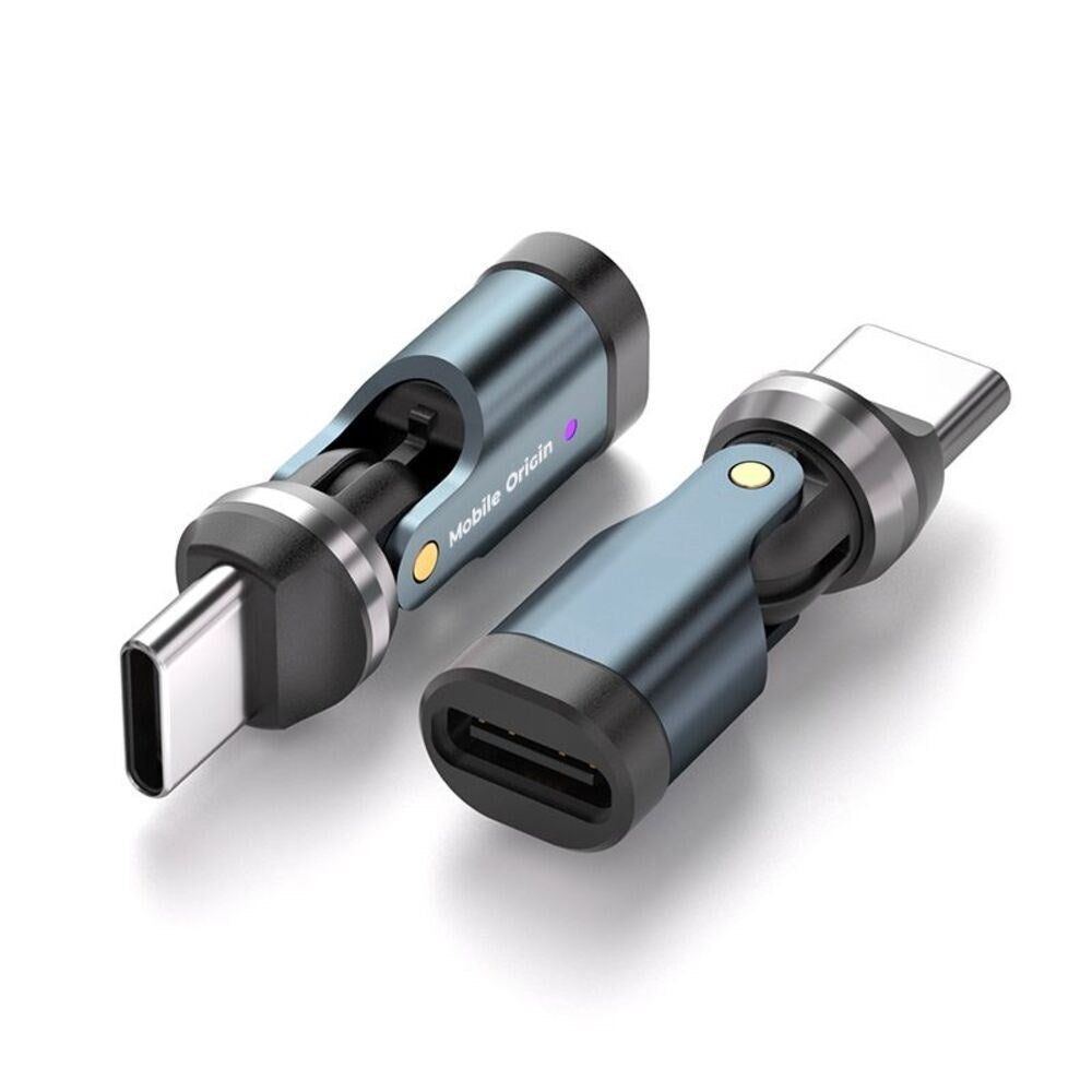 Mobile Origin 240W 540° Rotasjonsadapter USB-C – Grå