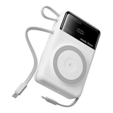 PowerBank Mobile Origin 35 W PD 20 000 mAh med Skjerm - MagSafe Kompatibel - Hvit
