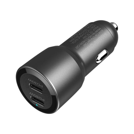 Bilopplader Mobile Origin 60W med 2 X USB-C - Svart